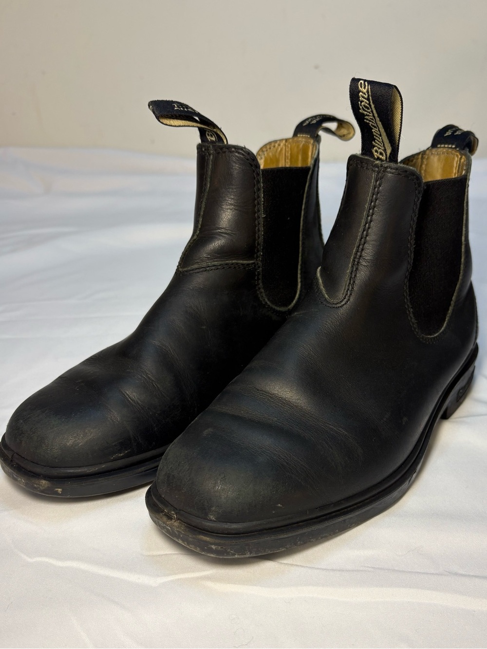 Blundstone 063 Dress Black Leather Chisel Toe Chelsea Boots Size AU 4.5